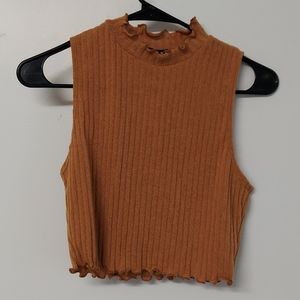 Gold Yellow Crop Top